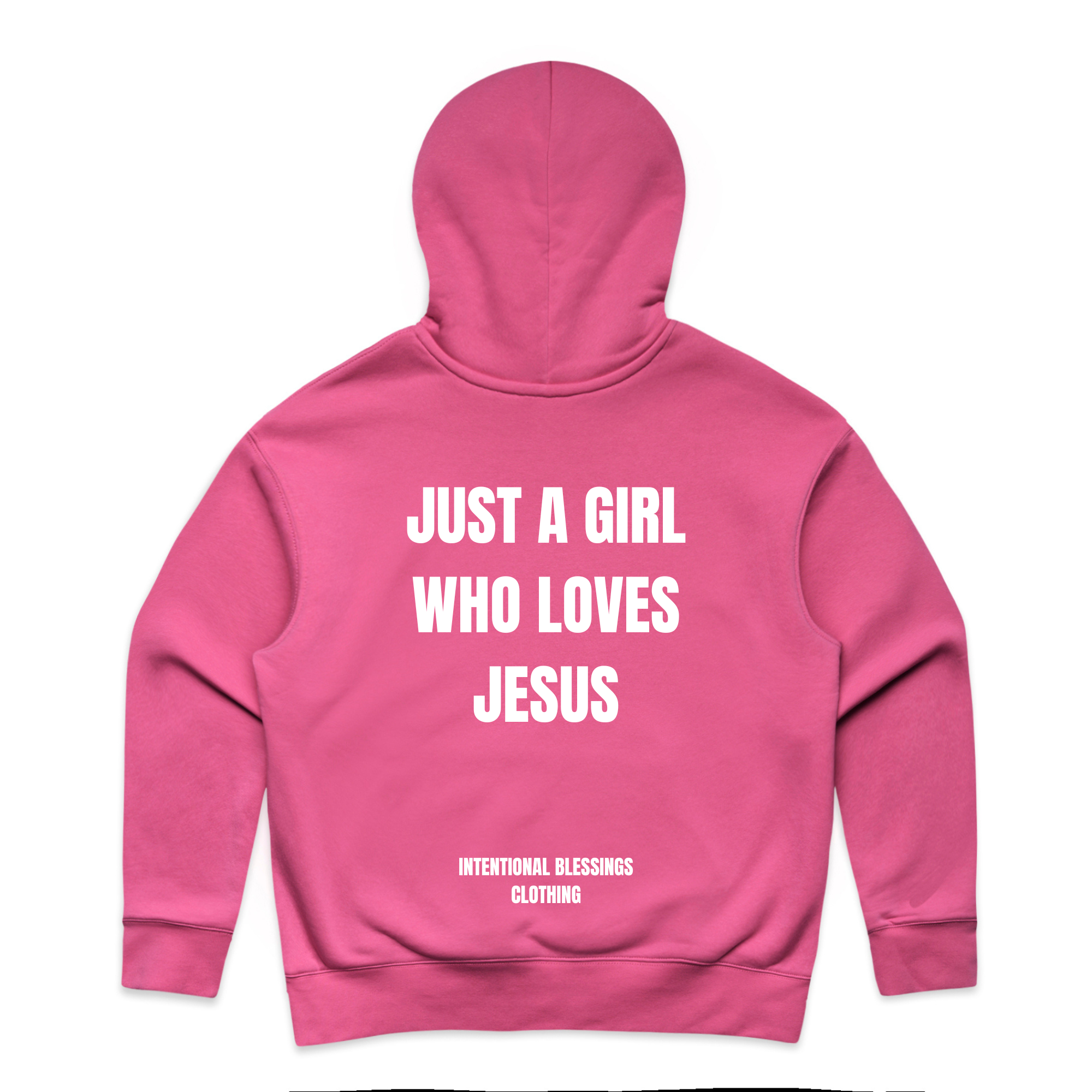JUST A GIRL WHO LOVES JESUS - HOODIE
